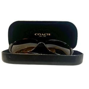 Coach Glossy Black Sunglasses